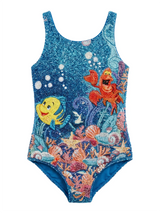 Oceanus | Disney Kids Mystic Shores Swimsuit Blue