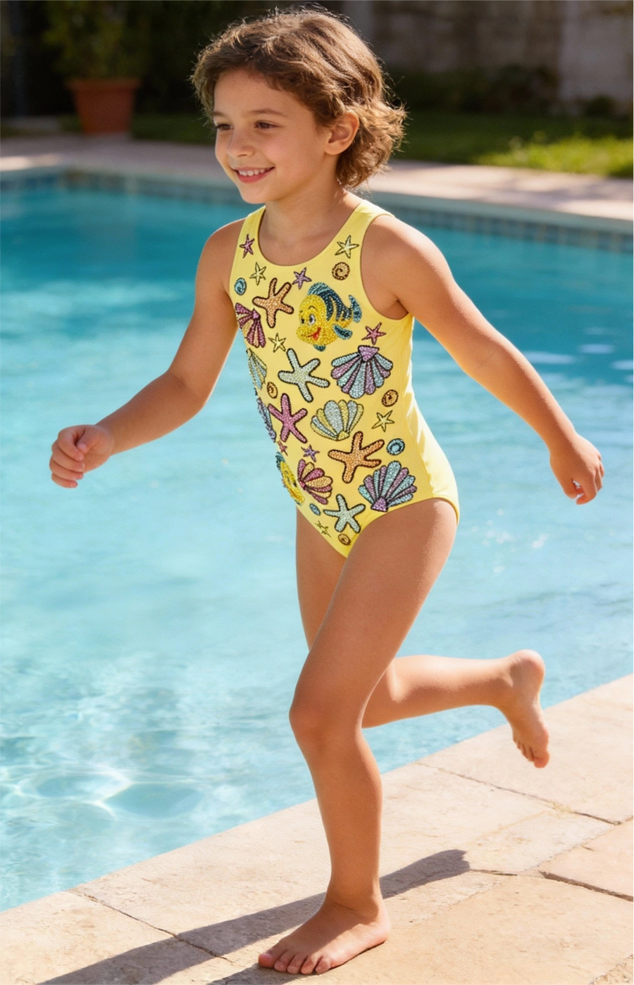 Oceanus | Disney Kids Under the Citrus Swimsuit