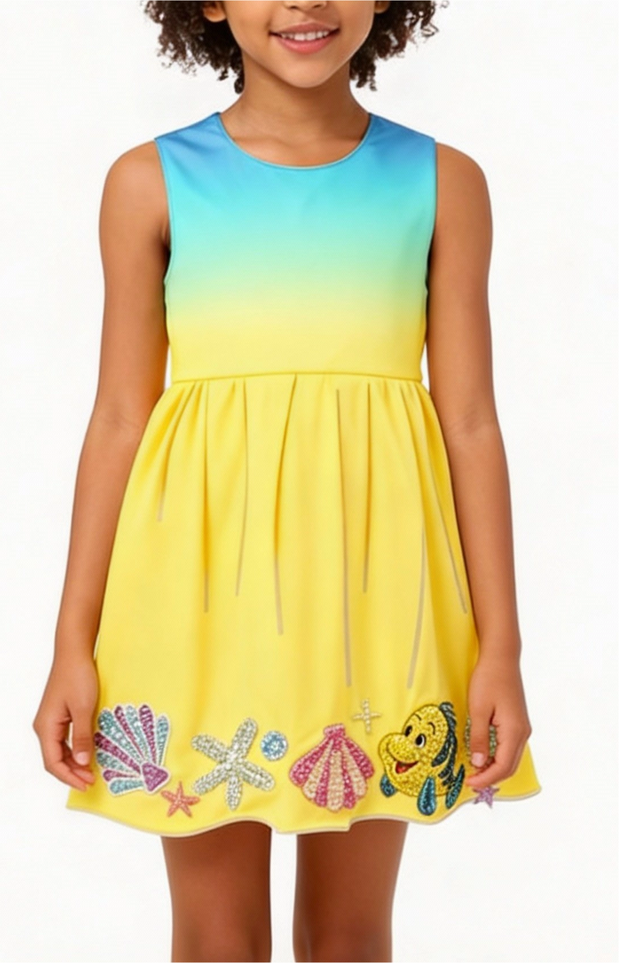 Oceanus | Disney Kids Ariel’s Sunset  Glow Dress