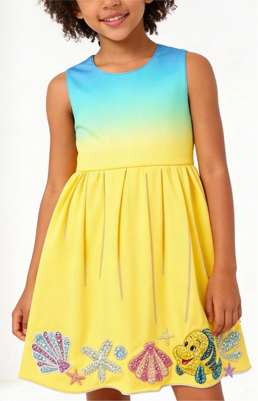 Oceanus | Disney Kids Ariel’s Sunset  Glow Dress