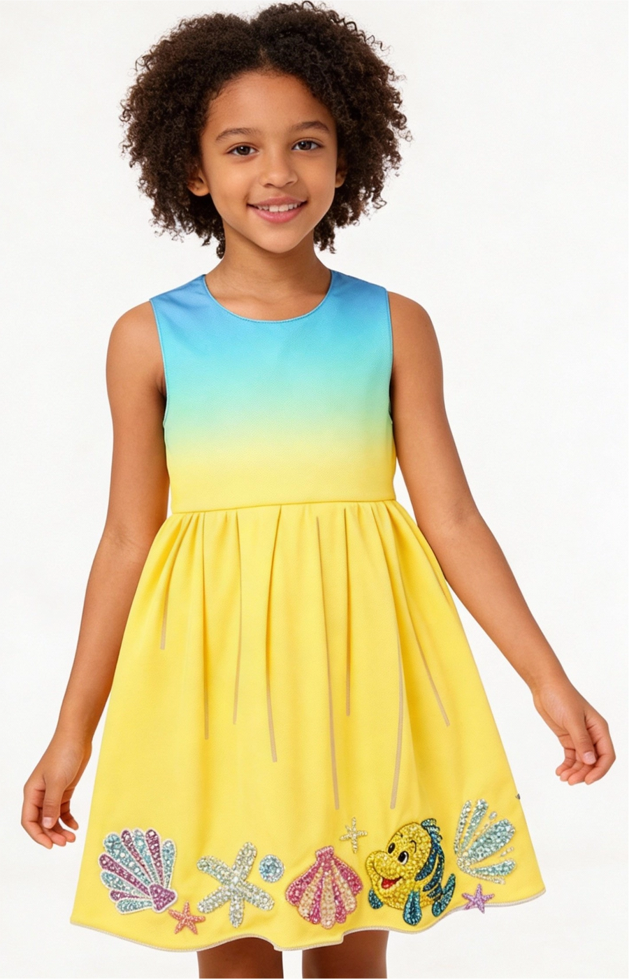 Oceanus | Disney Kids Ariel’s Sunset  Glow Dress