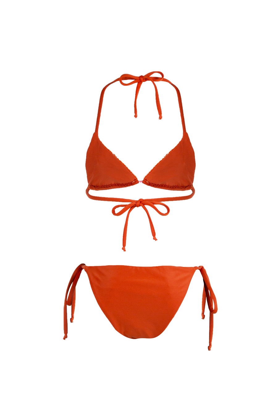 Moire Shell Bikini Top
