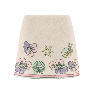 Tallulah Crystal Co-Ord Mini Skirt