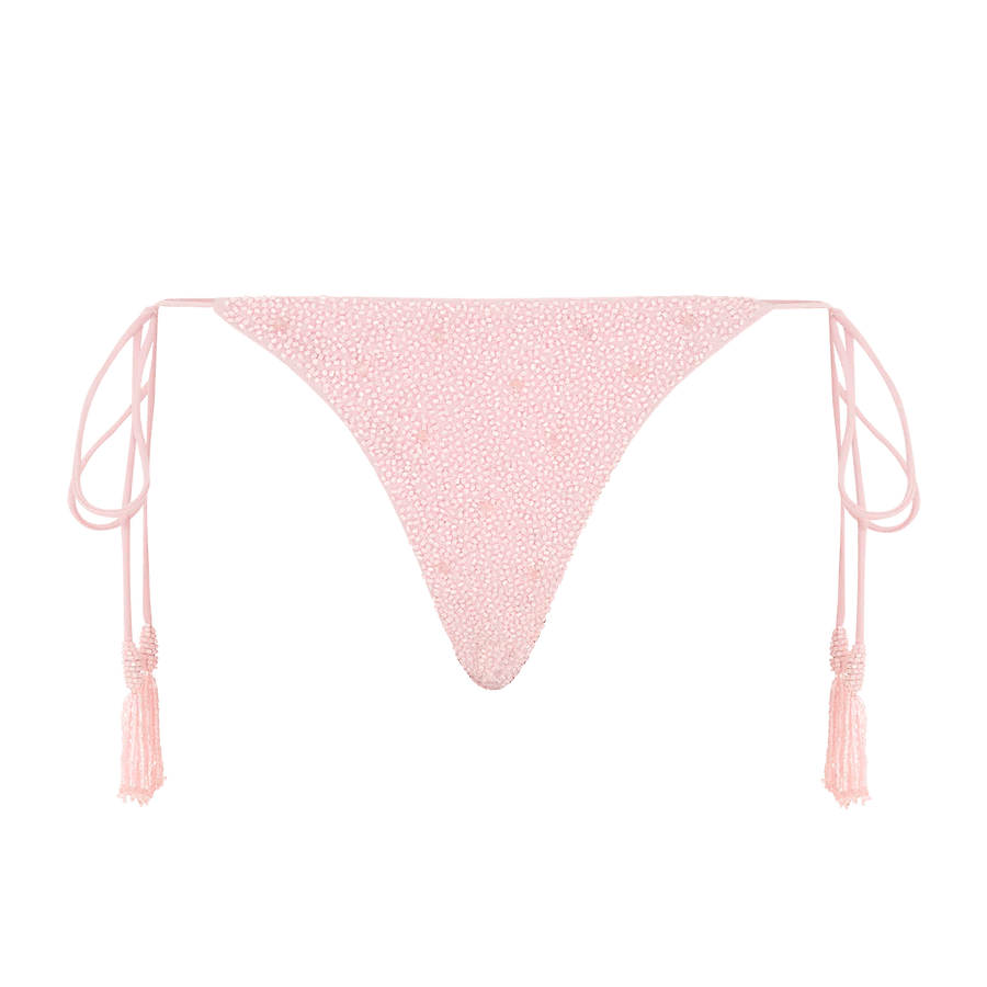 Nixie Tropical Low Coverage Bikini Bottoms Pink