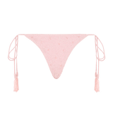 Nixie Tropical Low Coverage Bikini Bottoms Pink - Oceanus Swimwear