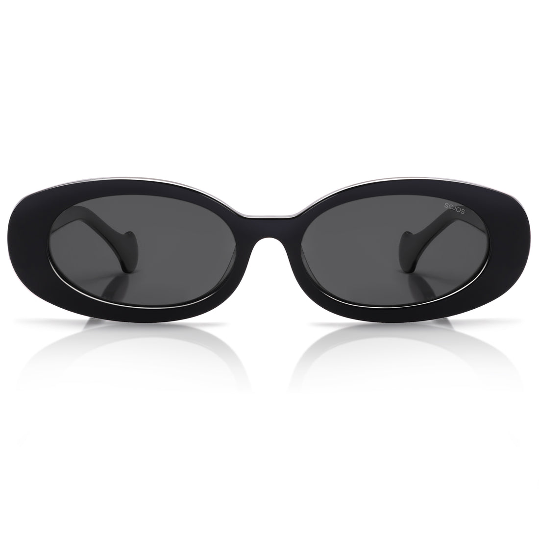 Oceanus x SOJOS Veronica Sunglasses Black