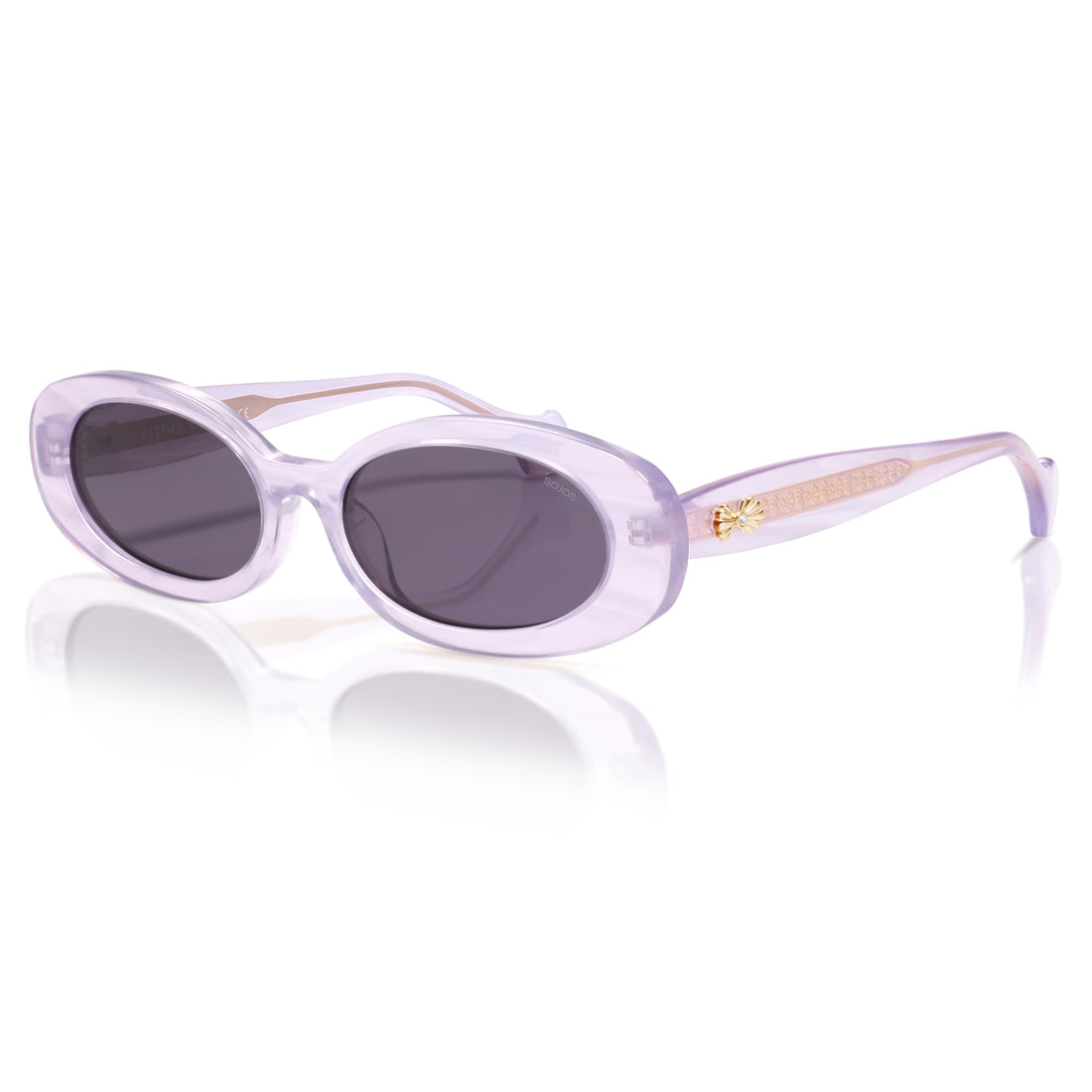 Oceanus x SOJOS Veronica Sunglasses Purple