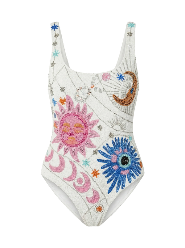 Celestial Star White Swimsuit