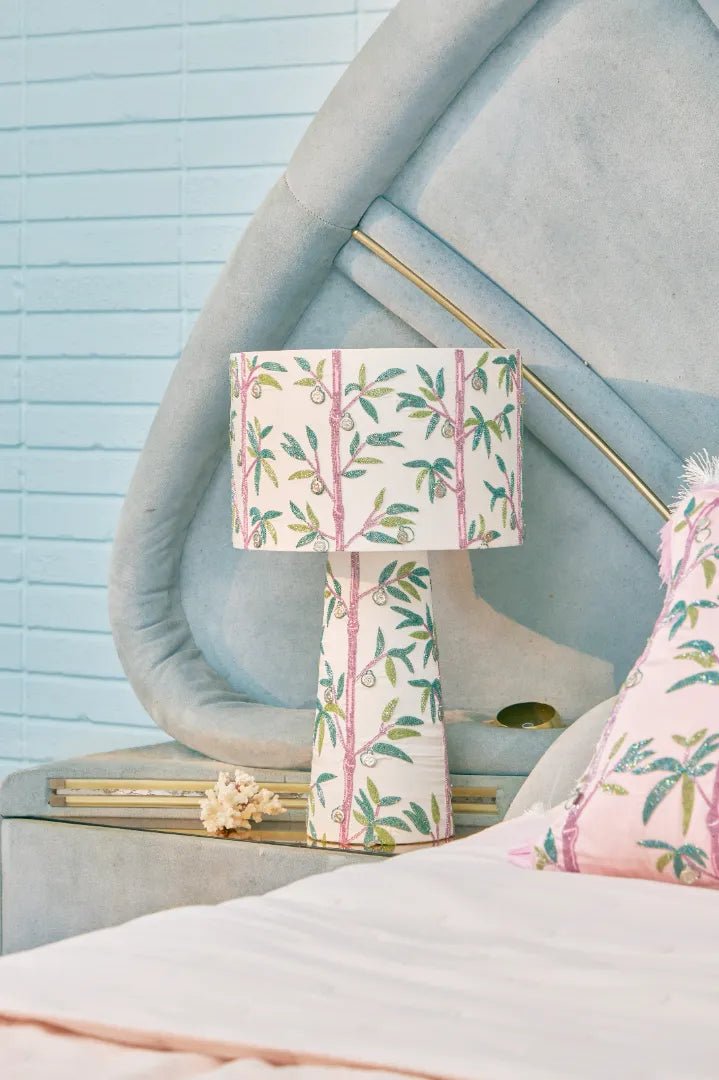 Pachira Lamp in Pink