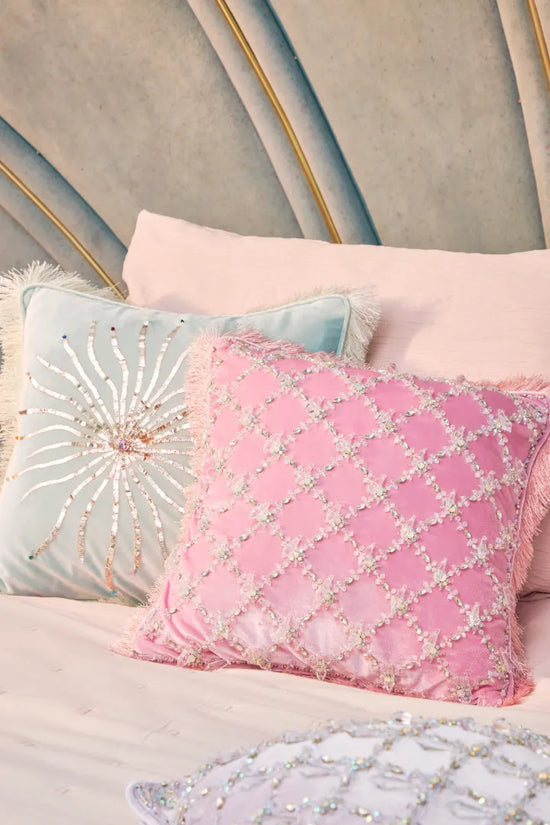 Calliope Cushion in Pink