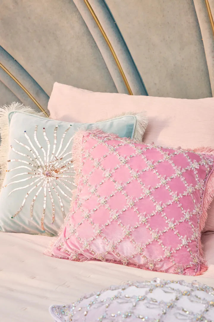 Calliope Cushion in Pink