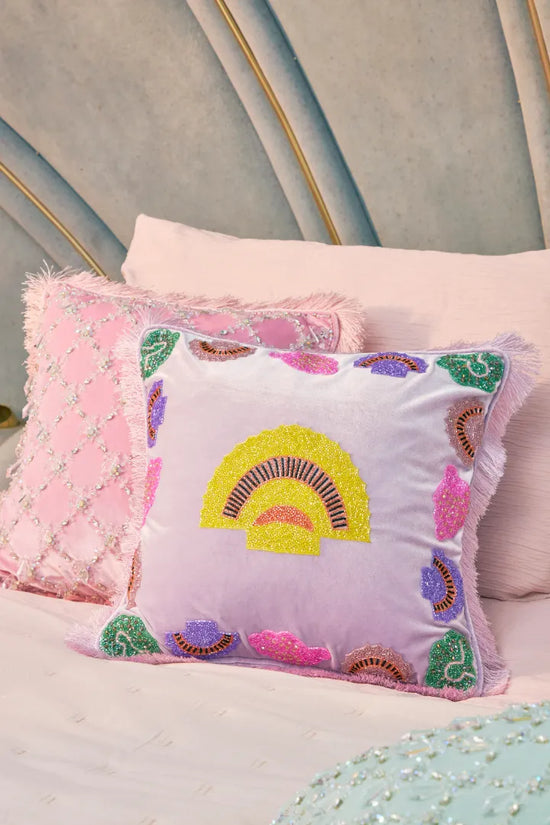 Hestia Cushion in Purple