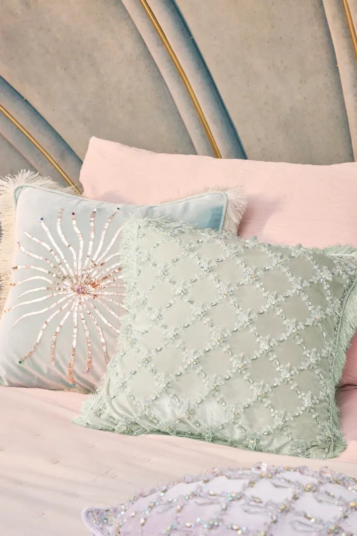 Calliope Cushion in Blue - Oceanus Swimwear