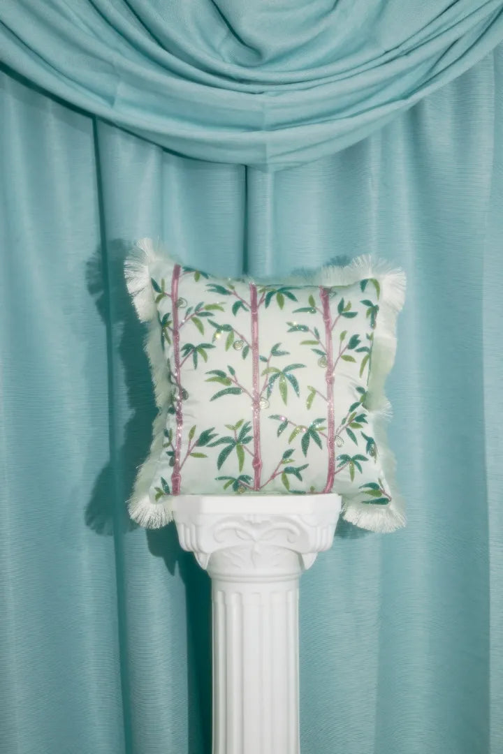 Pachira Cushion in Mint