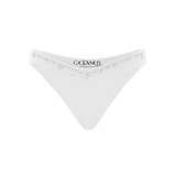 Aaliyah Hand Embroidered Crystals Bikini Bottom - Oceanus Swimwear