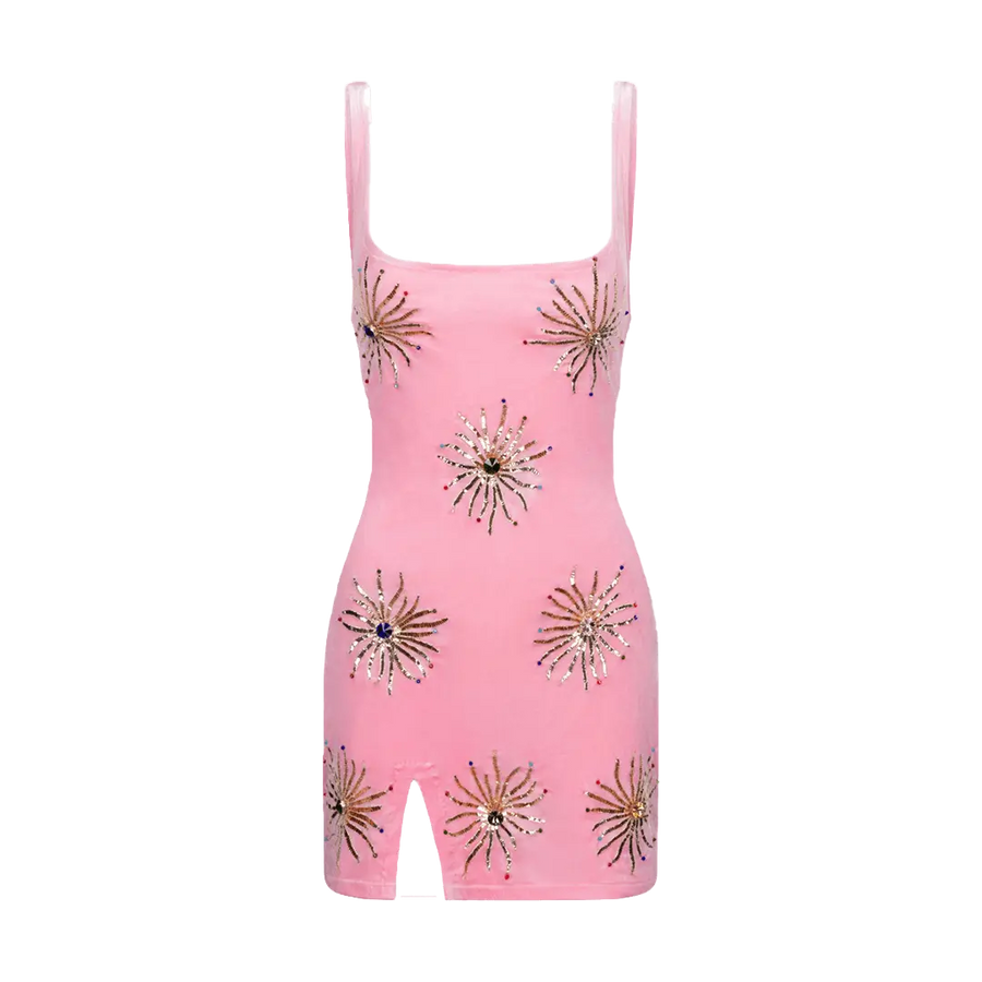 Callie Dress Pink - Oceanus Swimwear