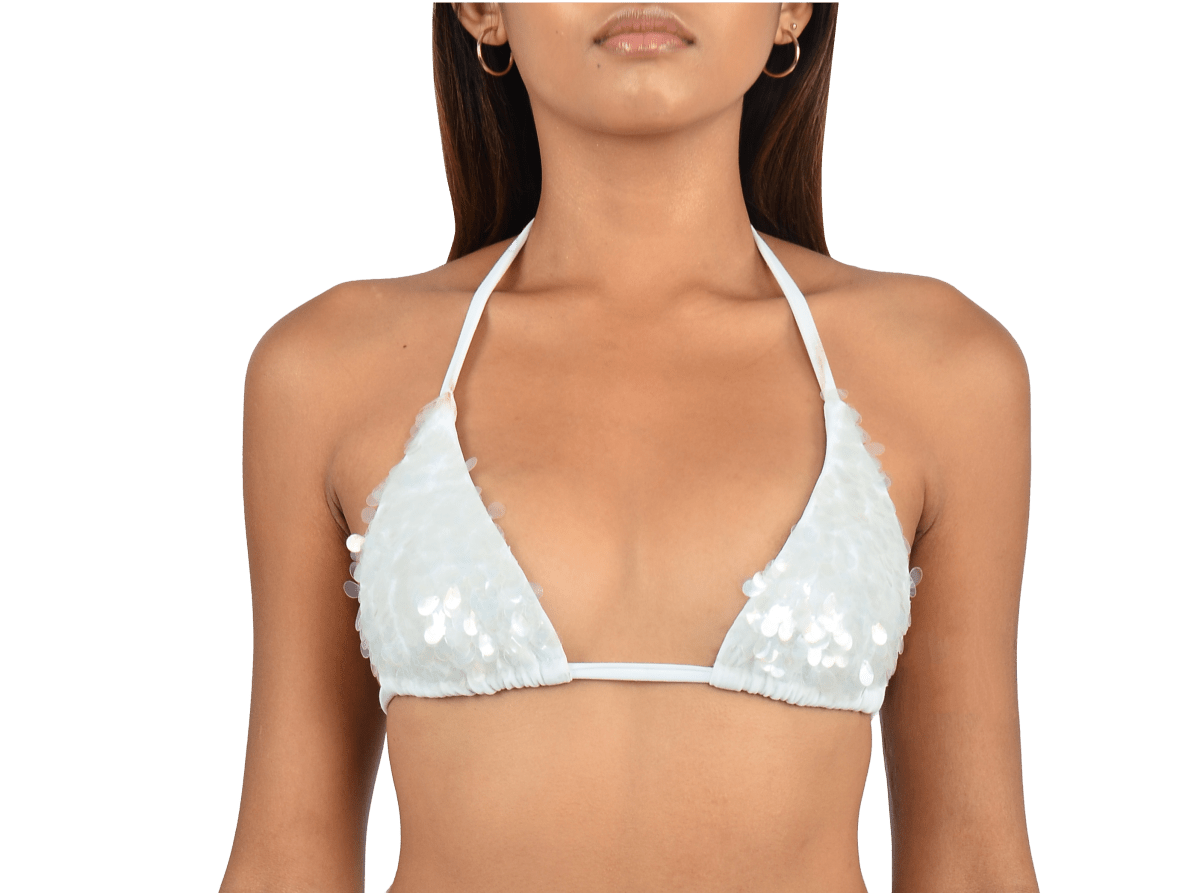 Sienna Luxury Bikini Top Embroidered Elegance