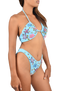 Fia Tropical Hand Embroidered Bikini Top