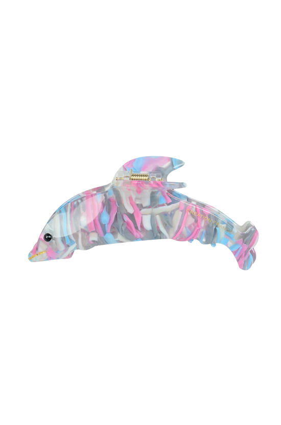 Dolphin Hairclip Purple