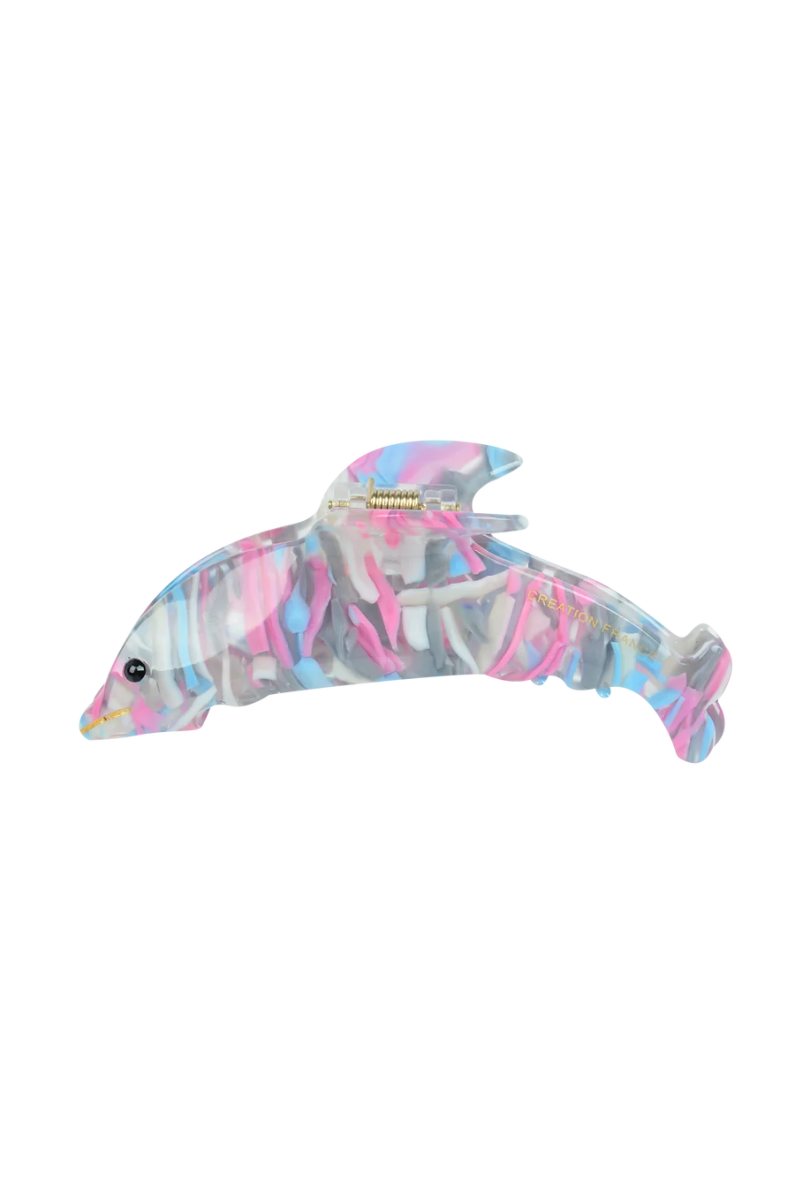 Dolphin Hairclip Purple