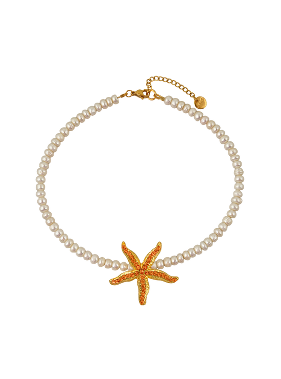 Marina's Starfish Pearl Necklace Daphne x Oceanus