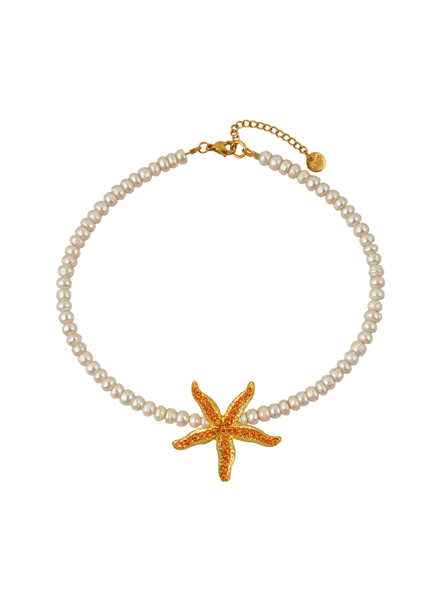 Marina's Starfish Pearl Necklace Daphne x Oceanus