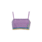 Monni Co-ord Hand Embroidered Crystal Top Only - Purple