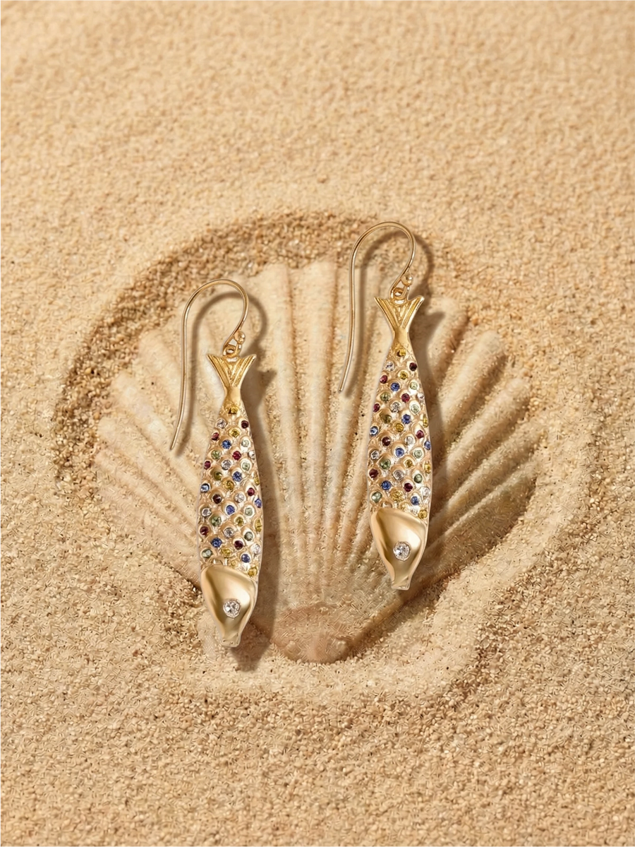 Glimmerfish Earrings