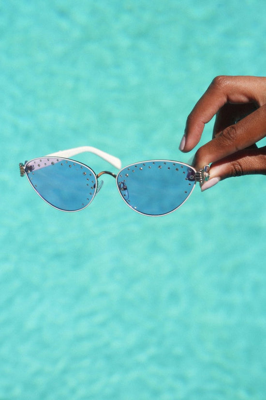 Oceanus x SOJOS Darling Sunglasses Purple - Oceanus Swimwear