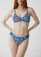Blue blossom Bikini Bottom