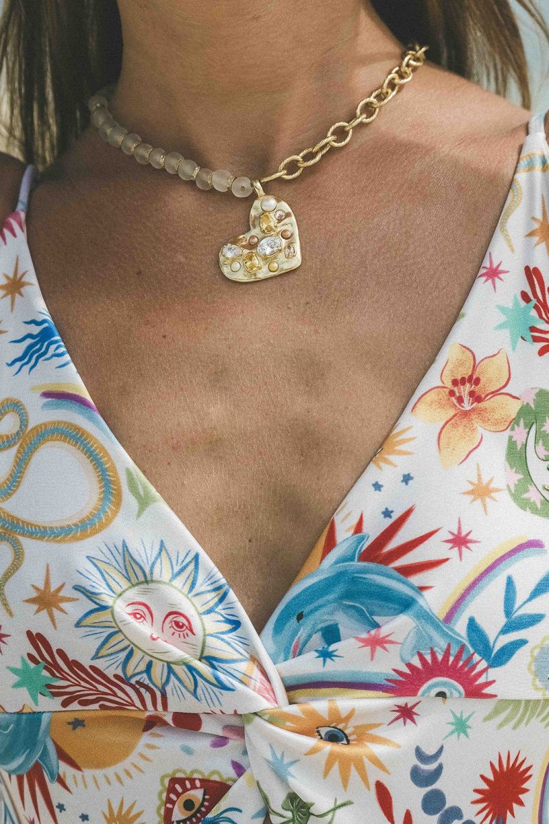 Celestial Love Necklace - Oceanus Swimwear