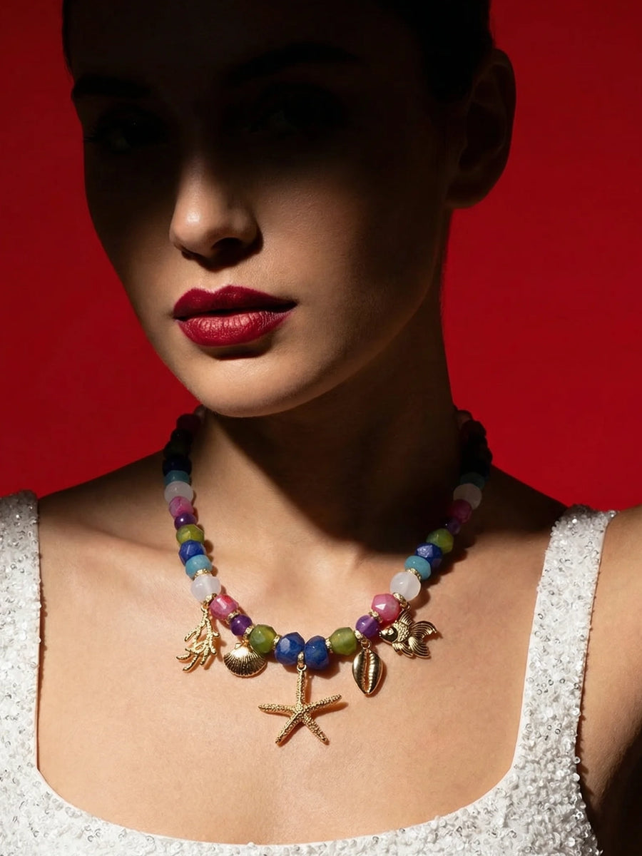 Meretrix Necklace in Multi