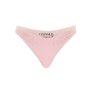 Ophelia Crystal Summer Bikini Bottoms in Pink