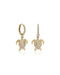 Sea Turtle Sparkle Hoops