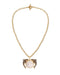 Dolphin Moon Chain Necklace