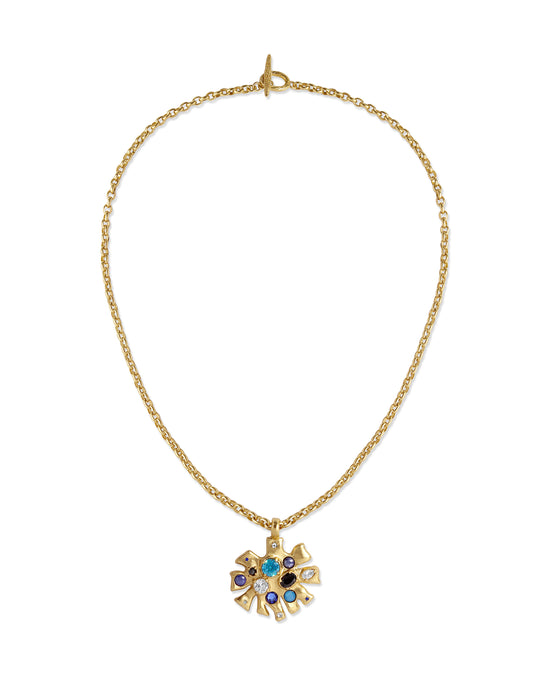 Starbrust Blue Necklace