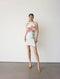 Nola Halter Neck Dress White