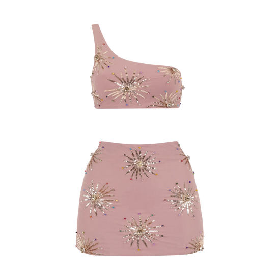 Callie Co - ord Taupe - Oceanus Swimwear