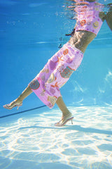 New York Shell Hand - Embroidered Top Pink - Oceanus Swimwear