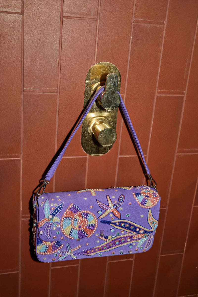 Selene Georgette Bag – Lilac