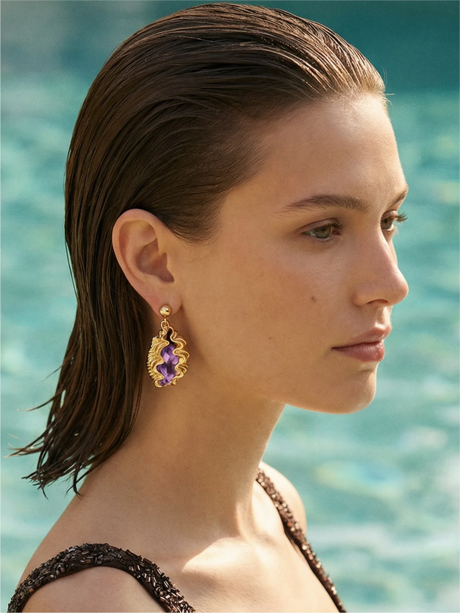 Panopea Earrings Multi Colour