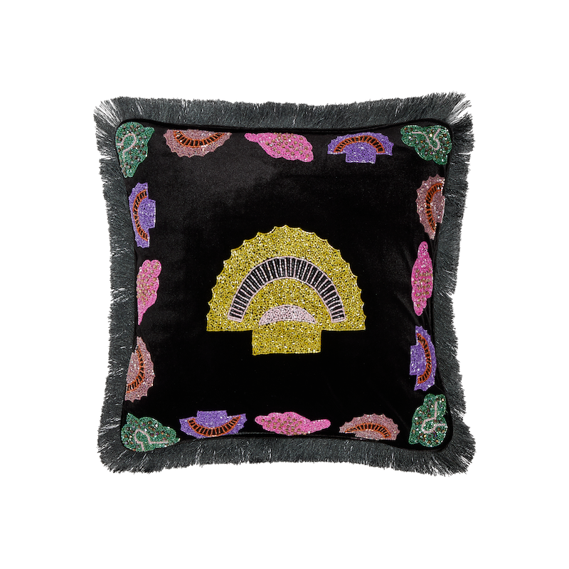 Hestia Cushion in Black