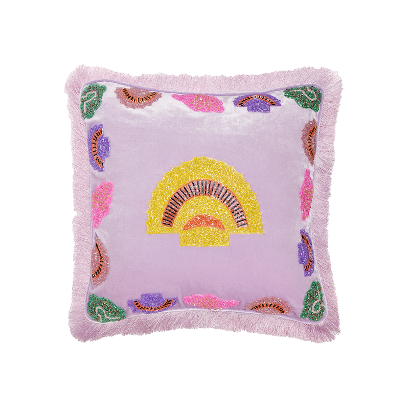 Hestia Cushion in Purple