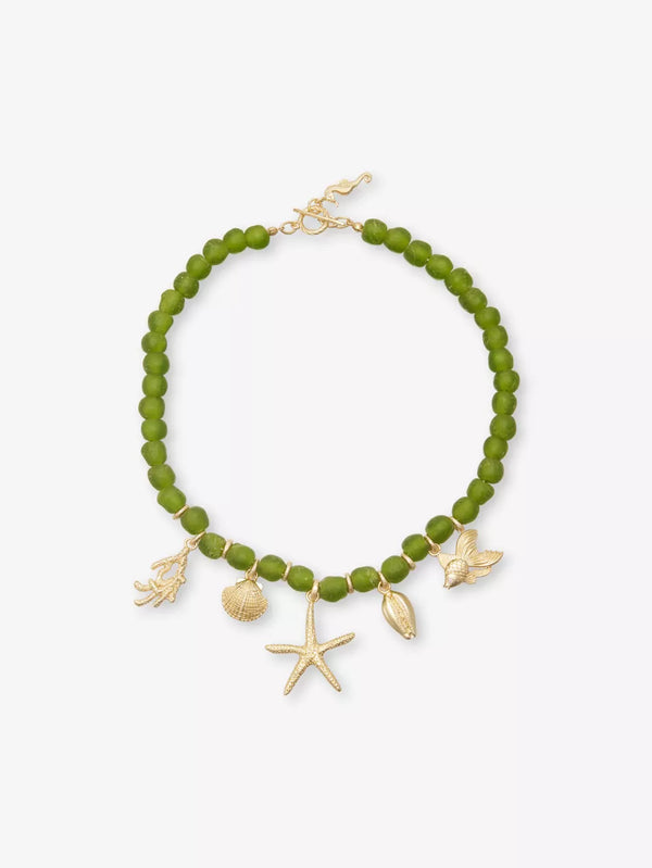 Meretrix Necklace in Green