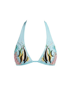 Moorish Idol Co-ord Top Blue