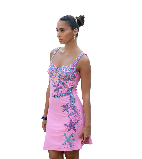Crescent Shell Mini Dress - Oceanus Swimwear