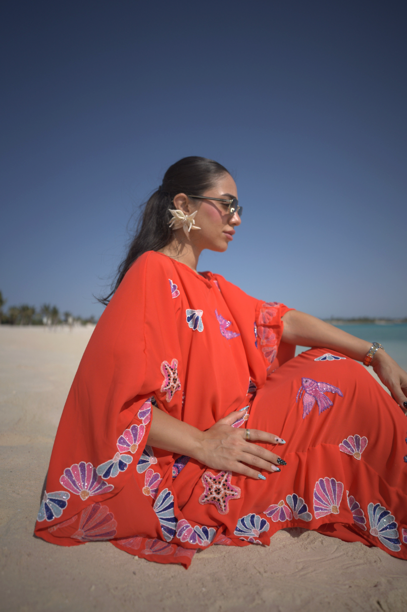 Oceanus x The Red Sea صدف Sadaf Kaftan