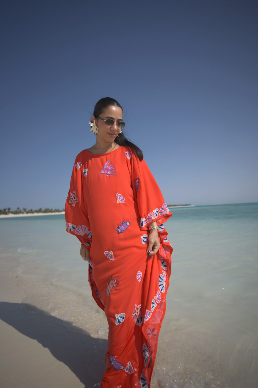 Oceanus x The Red Sea صدف Sadaf Kaftan