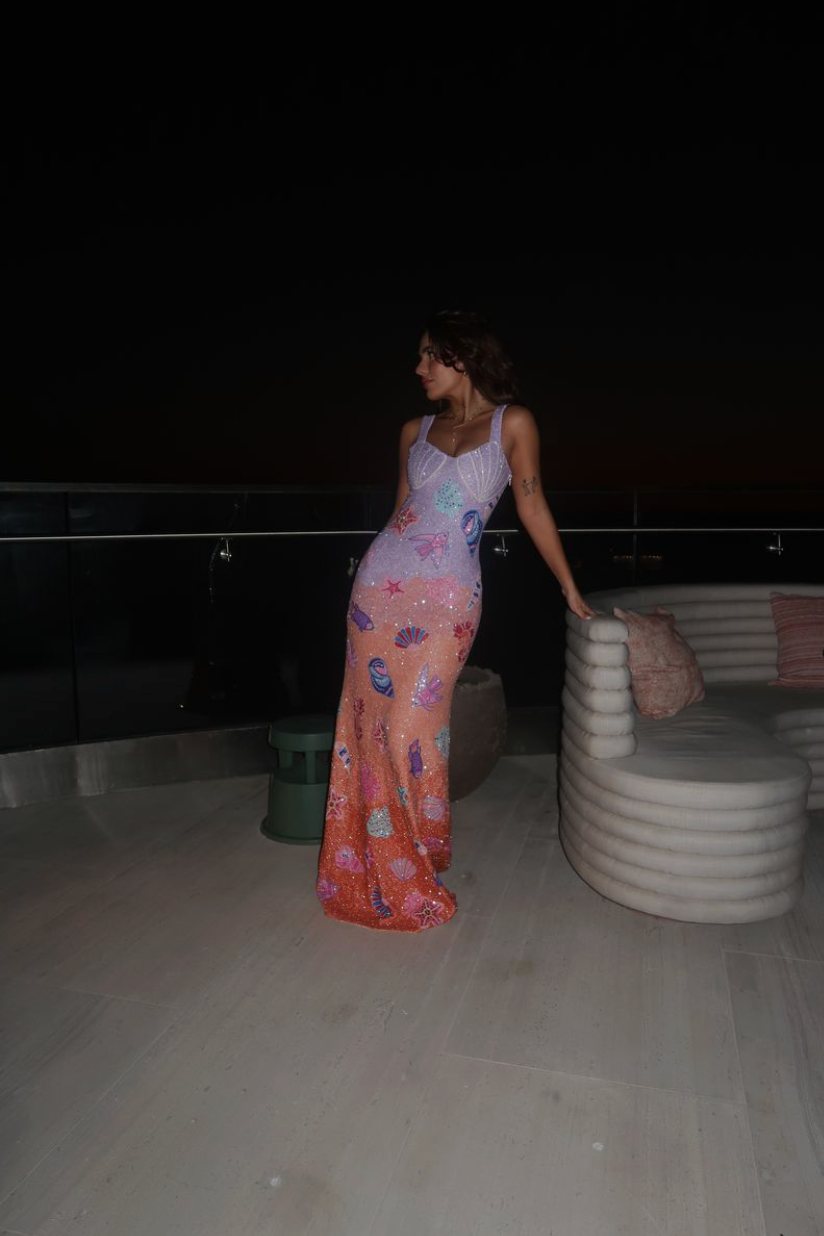 Oceanus x The Red نجمة Najma Maxi Dress