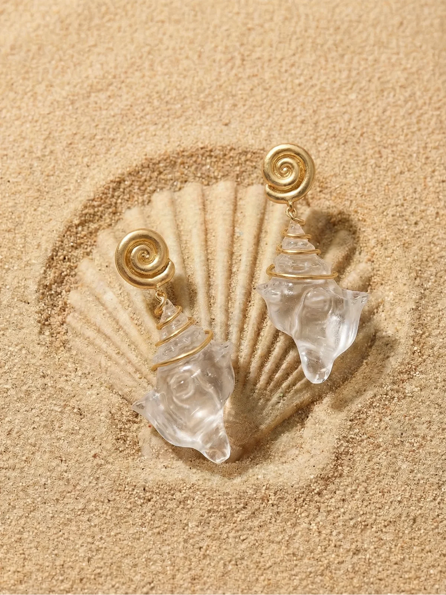 Siren Shell Earrings